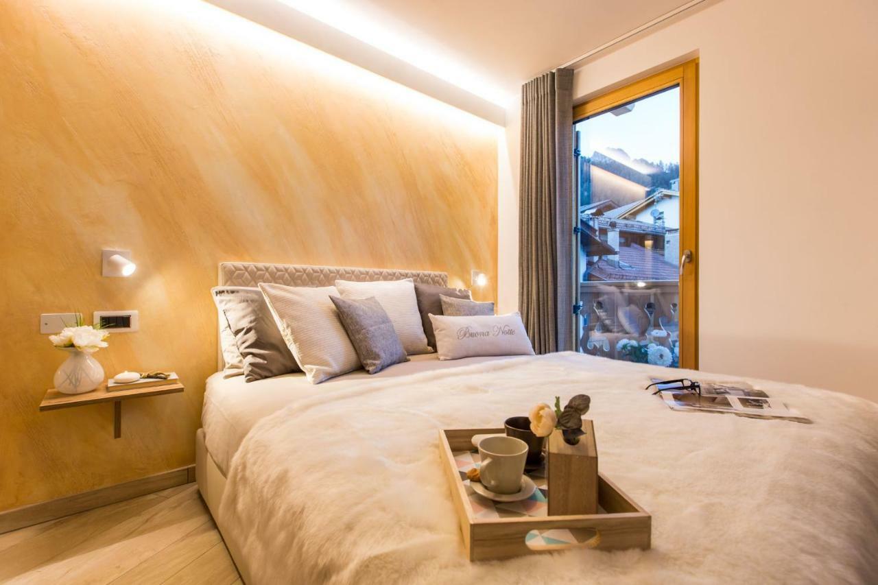 Wellness Fassa Apartment Pozza di Fassa Bagian luar foto