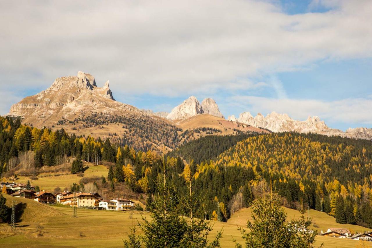 Wellness Fassa Apartment Pozza di Fassa Bagian luar foto