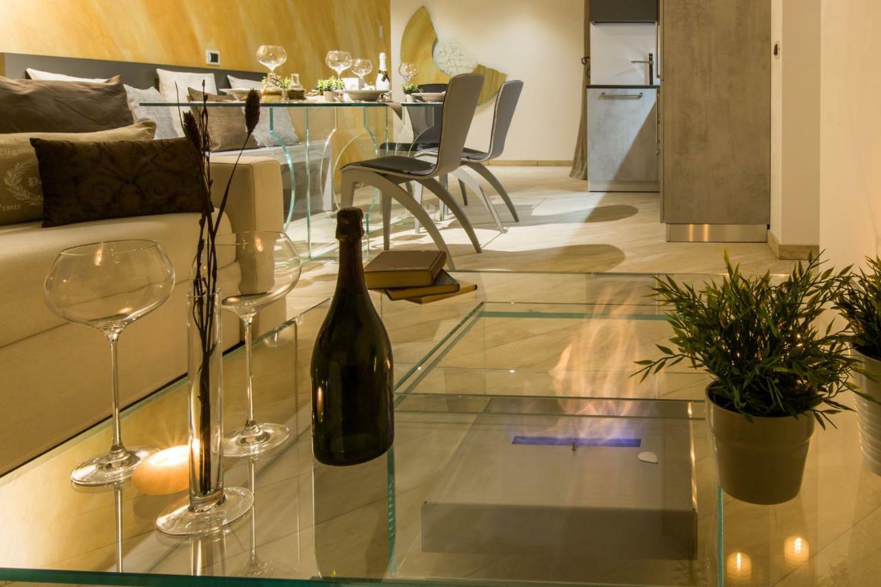 Wellness Fassa Apartment Pozza di Fassa Bagian luar foto